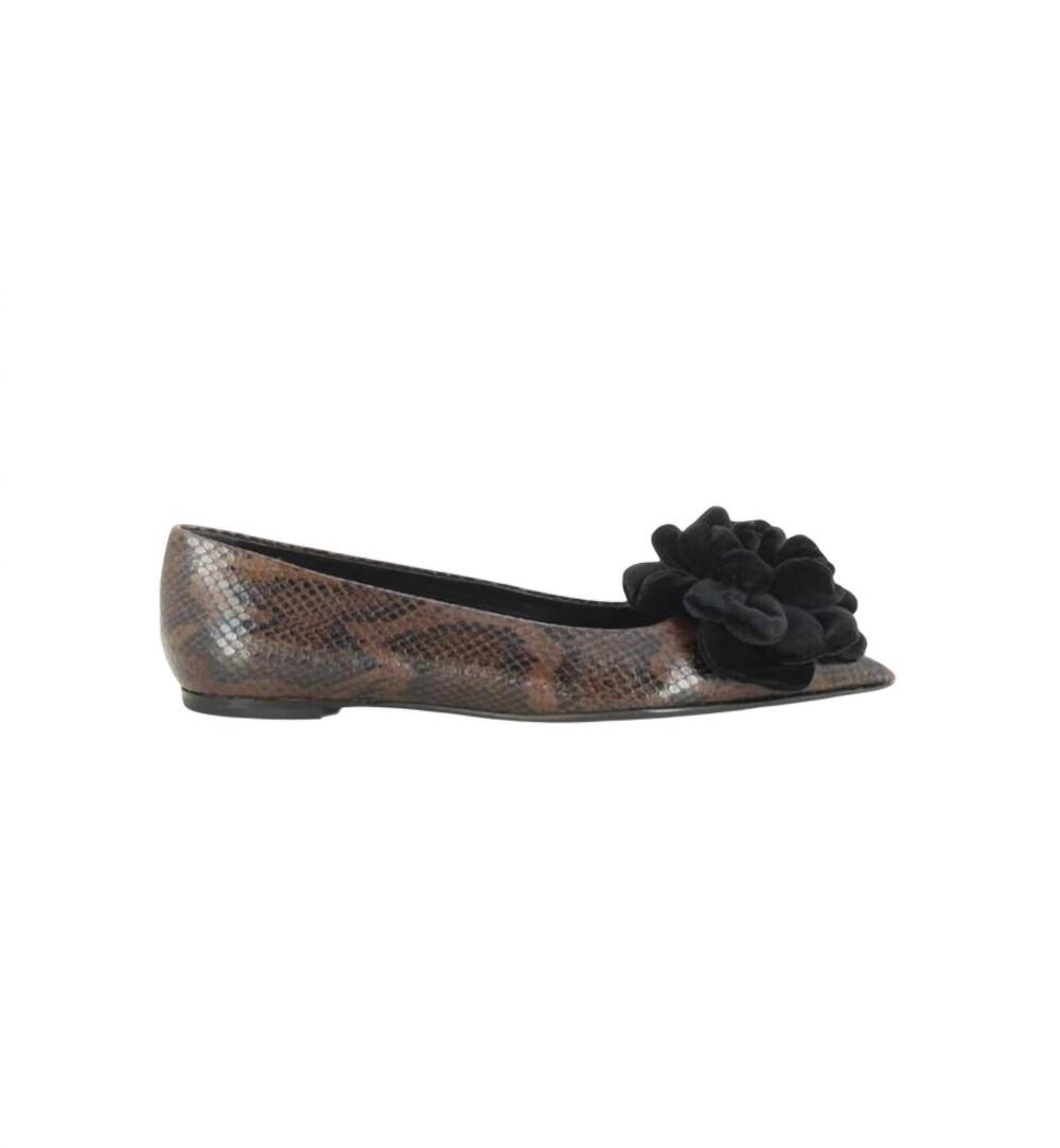 NEW AGL women's fergy rose flats in black